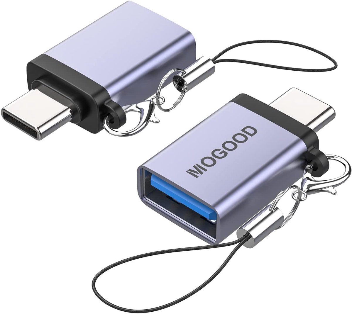 SnelShoppen - USB C naar USB 3.0 Adapter, Type C naar USB Converter, Compatibel met Laptops, Telefoons, Powerbanks, Hoogwaardige Gegevensoverdracht, Z