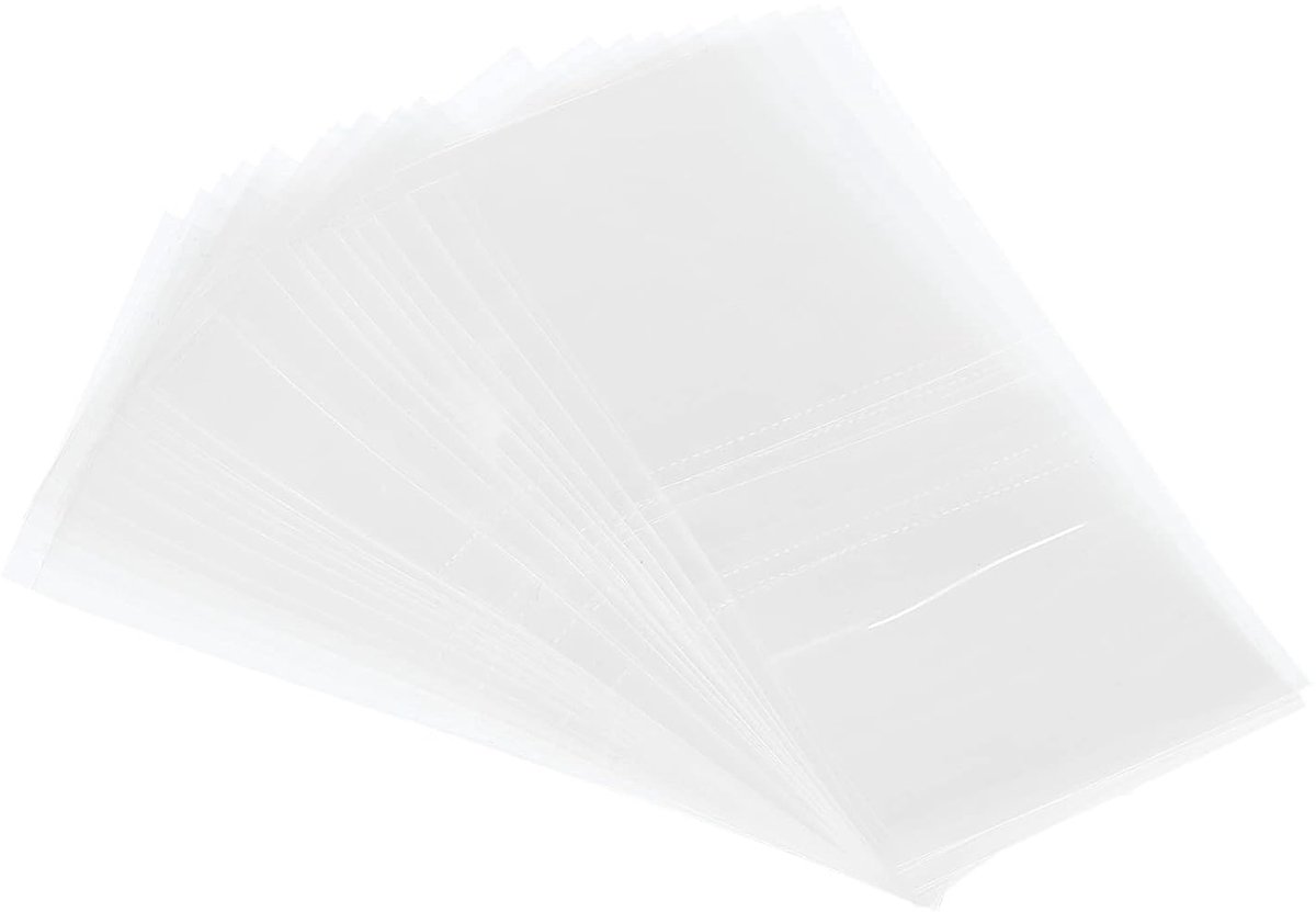 SnelShoppen - 400x Perforated Shrink Bands 69x35mm PVC Heat Shrink Tape voor Potten en Blikken, Transparant, Geschikt voor Deksel Diameter 39-42mm - W