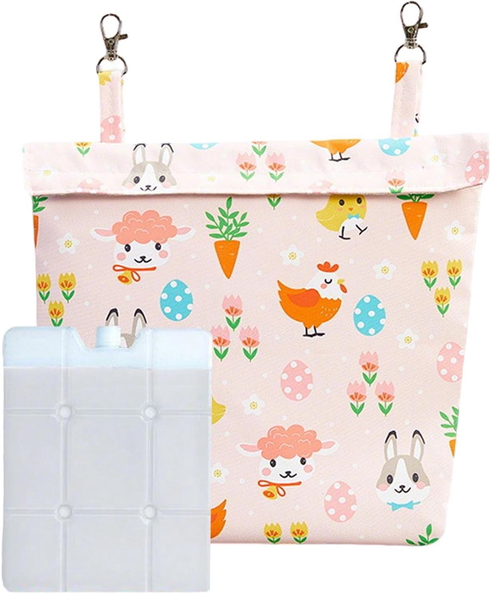 Koelelement Huisdieren - Koelpack Knaagdier - Zomerse Koeling - Dubbele Ijsplaten - 26x24x5 cm - Enkel kenmerk