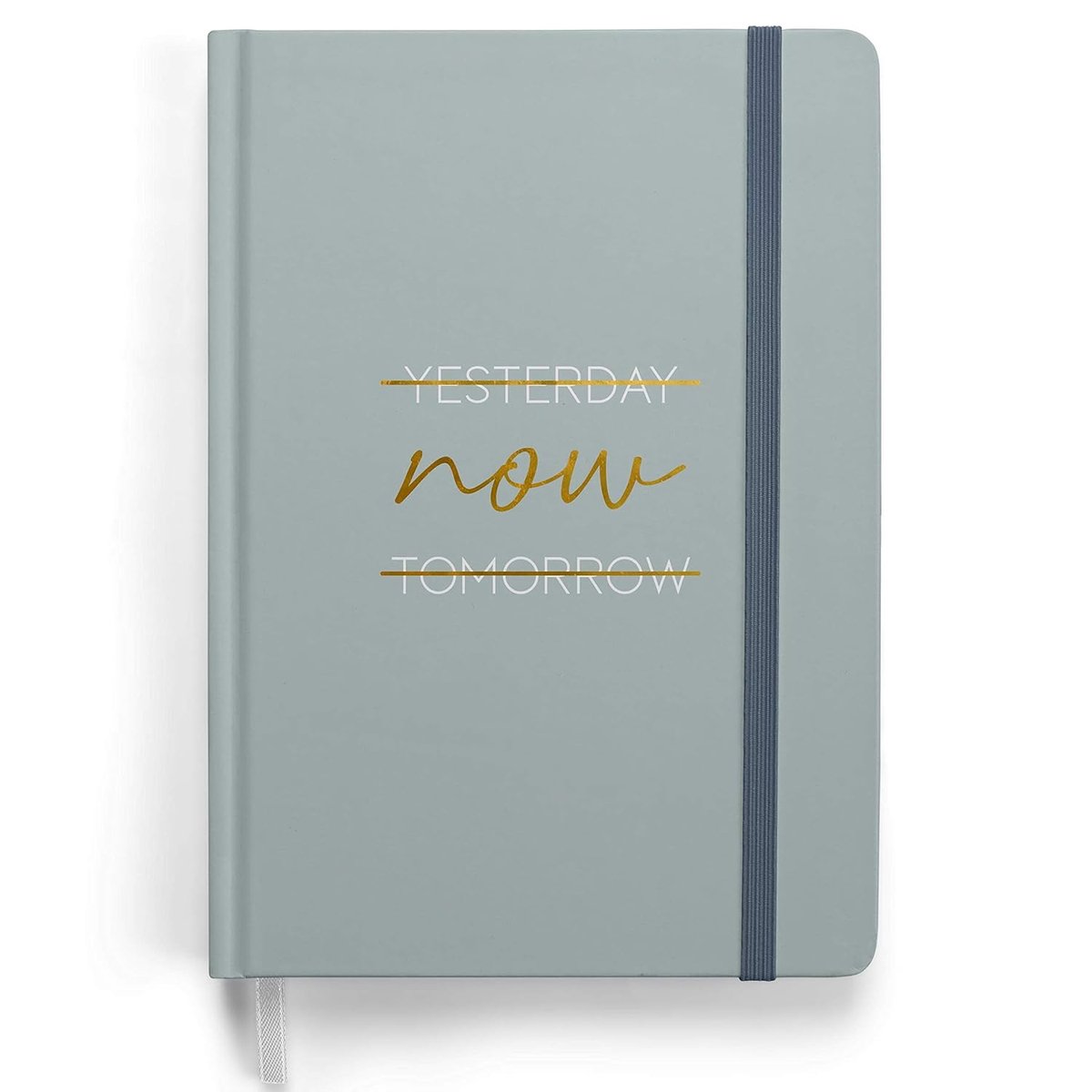 SnelShoppen - Premium Bullet Journal Starter Set - A5 Dotted Notebook 192 Pagina's 120gsm Dotted Papier - Blauw met Triangle Pouch en Instructies voor