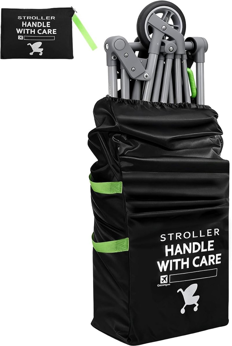 SnelShoppen - Baby Buggy Reiszak voor Vliegtuigen - Beschermende Carry Bag voor Kinderwagens - Universele Stroller Accessoire - Geschikt voor Meerdere