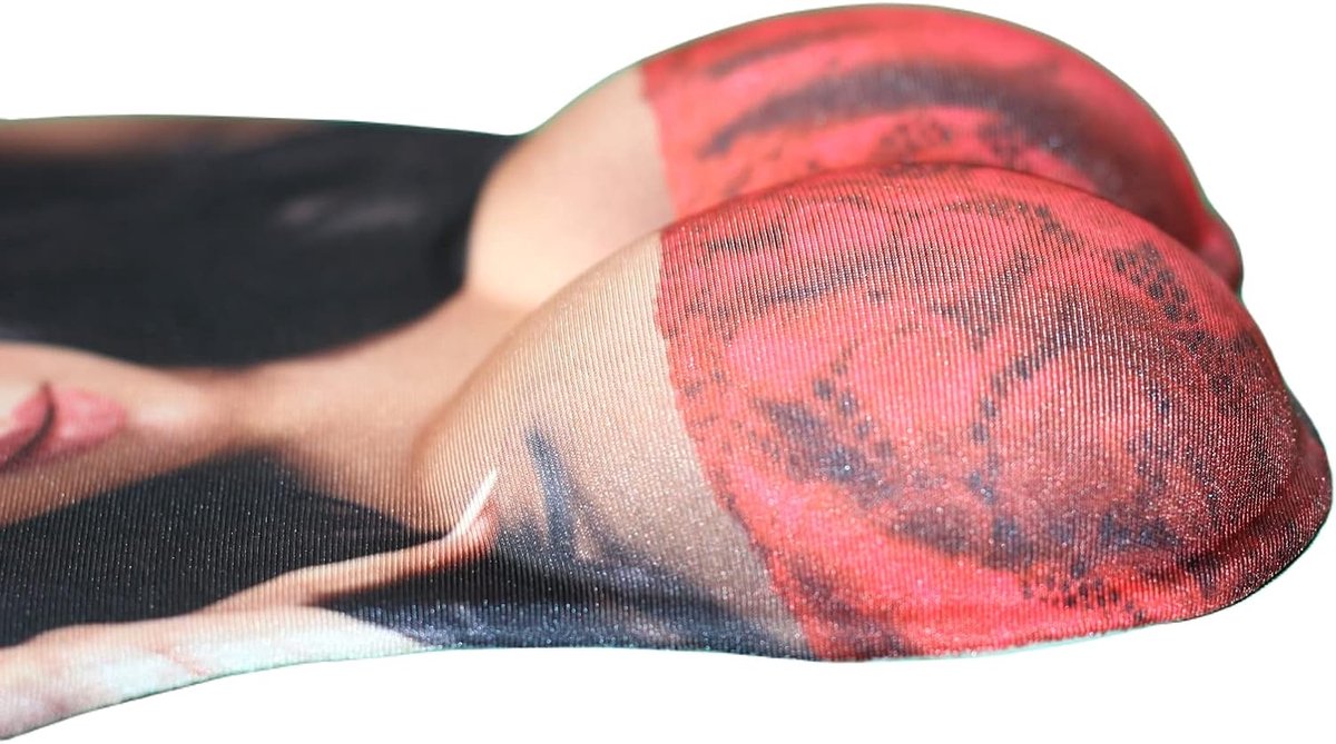 SnelShoppen - Ergonomische Muismat met Siliconen Borsten en Polssteun - Non-slip 3D Polssteun voor Kantoor, Thuiswerk en Gaming - Comfortabele Desk Ac