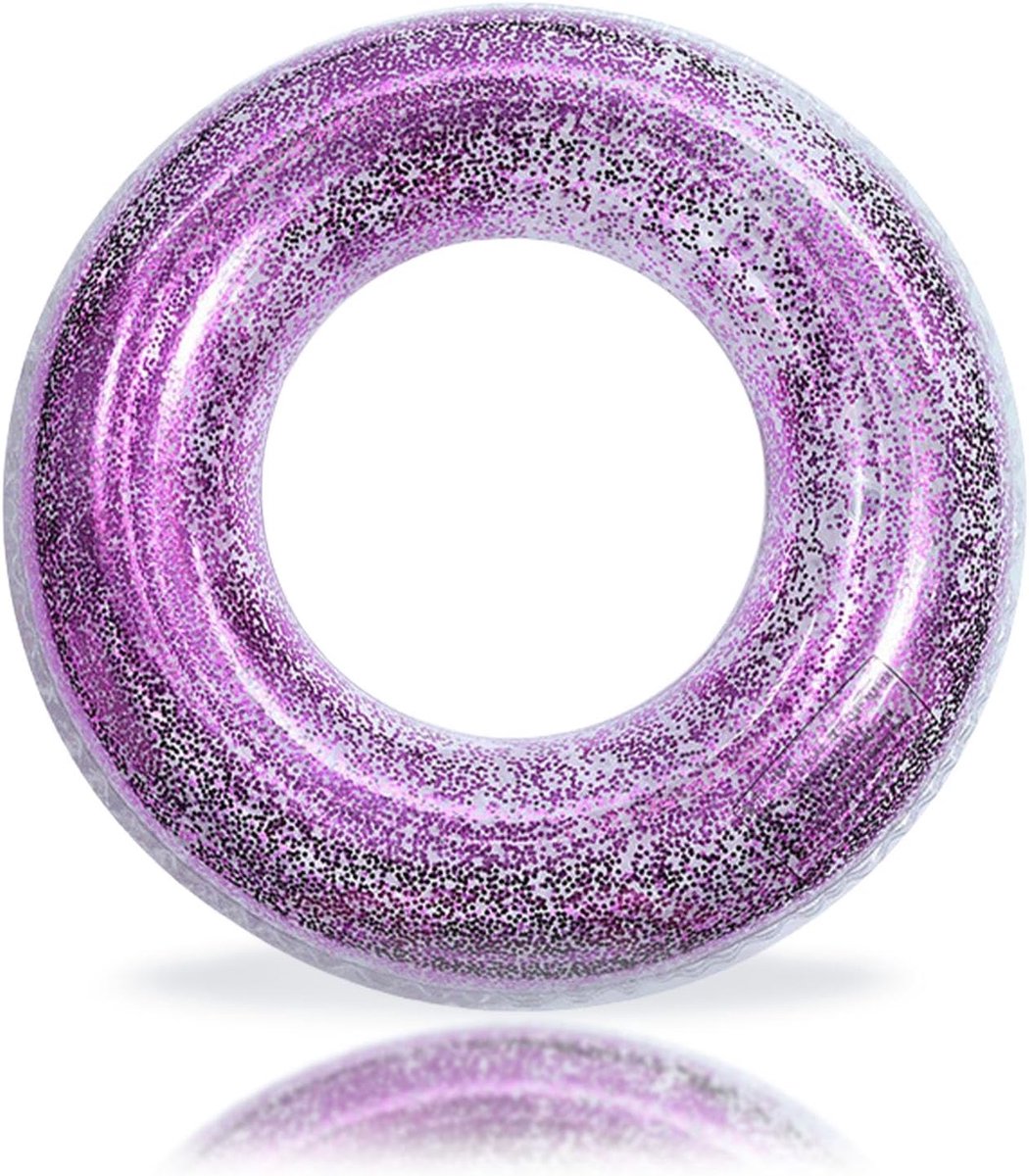 SnelShoppen - Inflatable Swimming Ring 100 cm voor Kinderen en Volwassenen - PVC Zwemring voor Zwembad, Waterplezier, Tuinfeest, Camping, Outdoor Spee