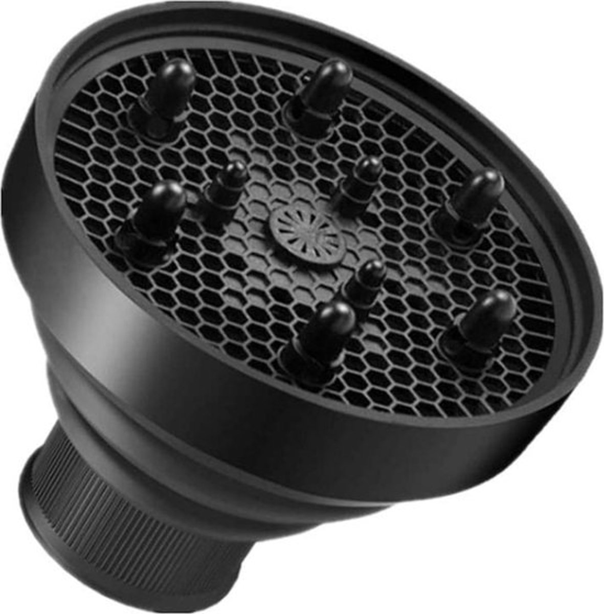 Diffuser Fohn Opzetstuk - Universeel - Met Flexibele Siliconen Bevestiging - Voor Krullend En Geweld Haar - Multifunctionele Haardroger Accessoire