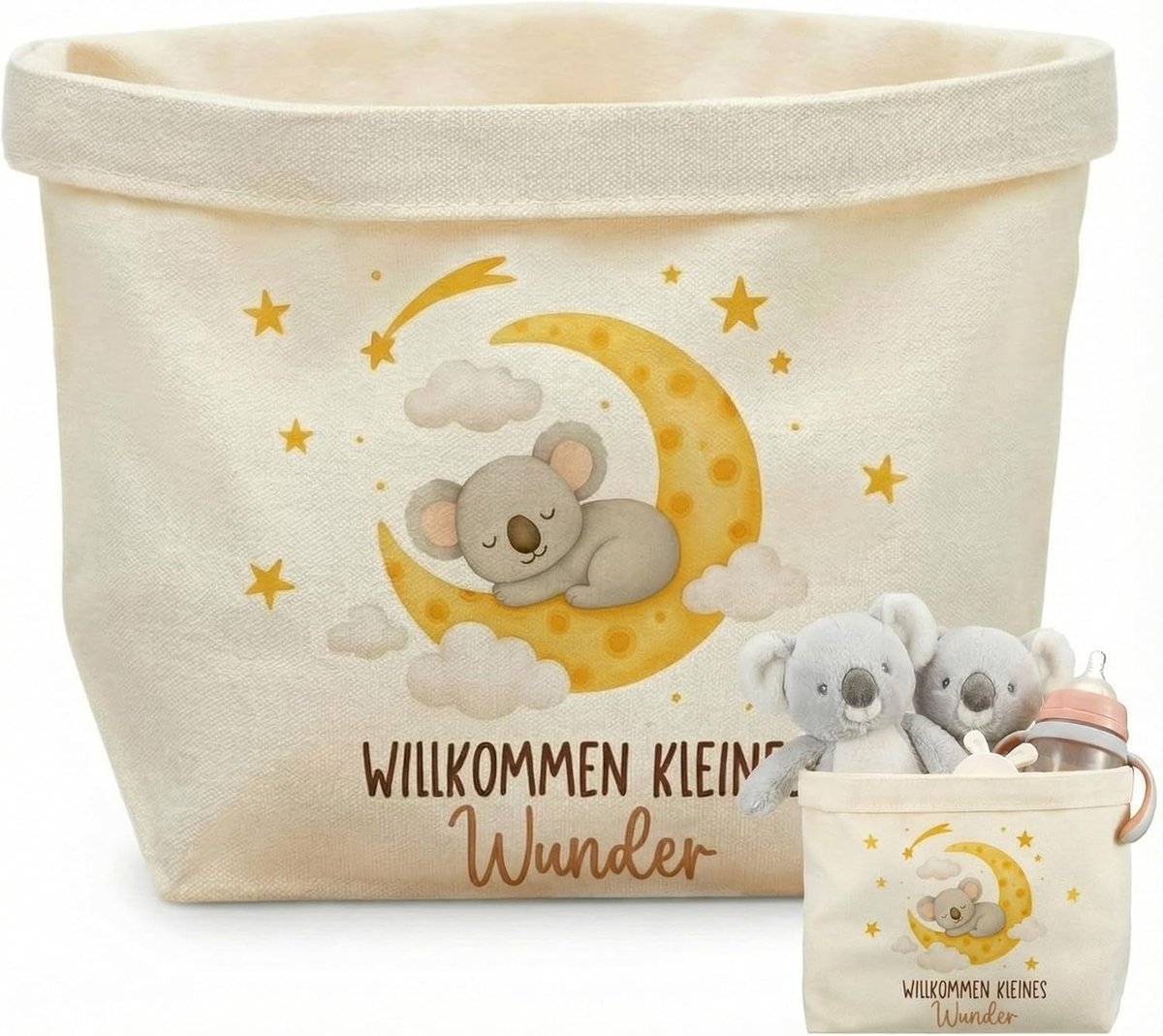 SnelShoppen - Xuniea Baby Cadeau Luiertas Luiertaarten Koala Design Creatief Kraamcadeau Voor Pasgeborenen Doopfeesten Babyshowers