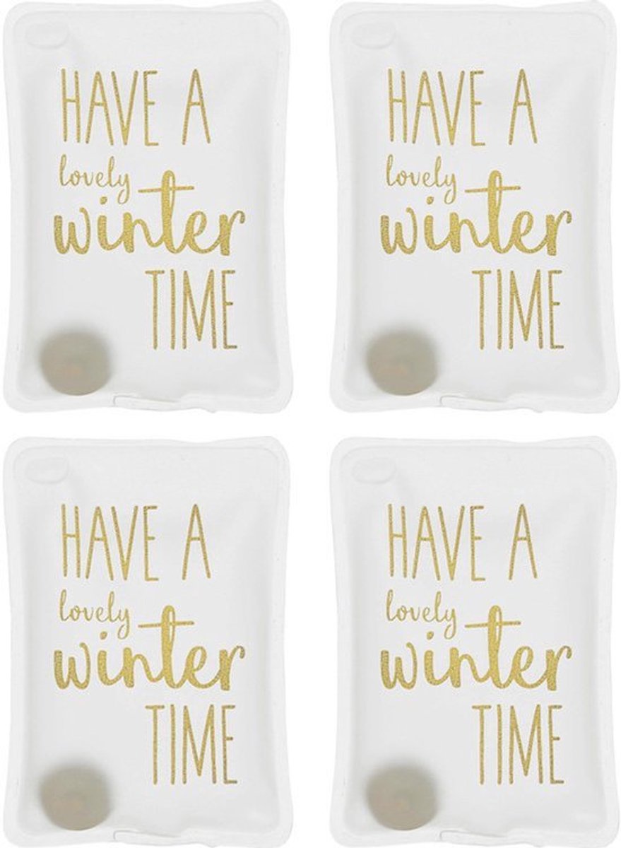 Handwarmers Set van 4 - Herbruikbare Warmte Pads - Ontwerpen voor Wintertijd