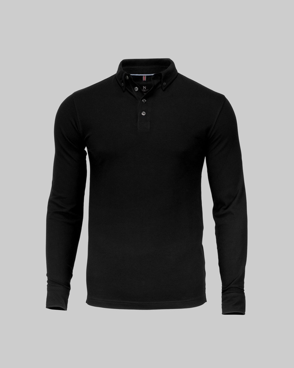 Carlington heren polo | Zwart | Maat L