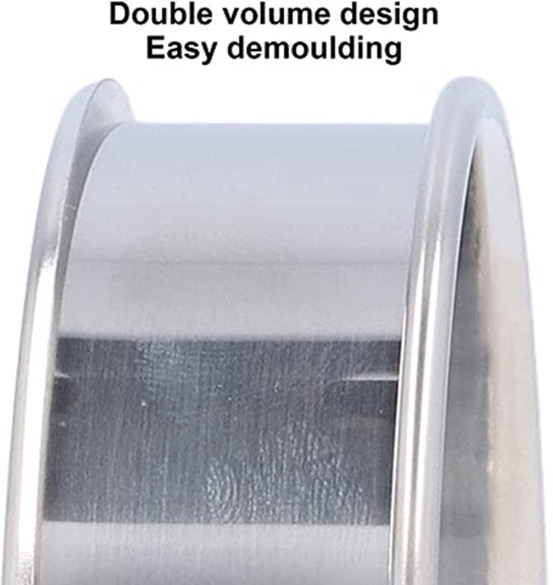 Crumpet Ringen, 6 Stuks RVS Engelse Muffin Ringen Met Anti-aanbaklaag Dubbel Gerolde Taart Ring Dessert Taart Ring Keukenhulpmiddel (10cm)