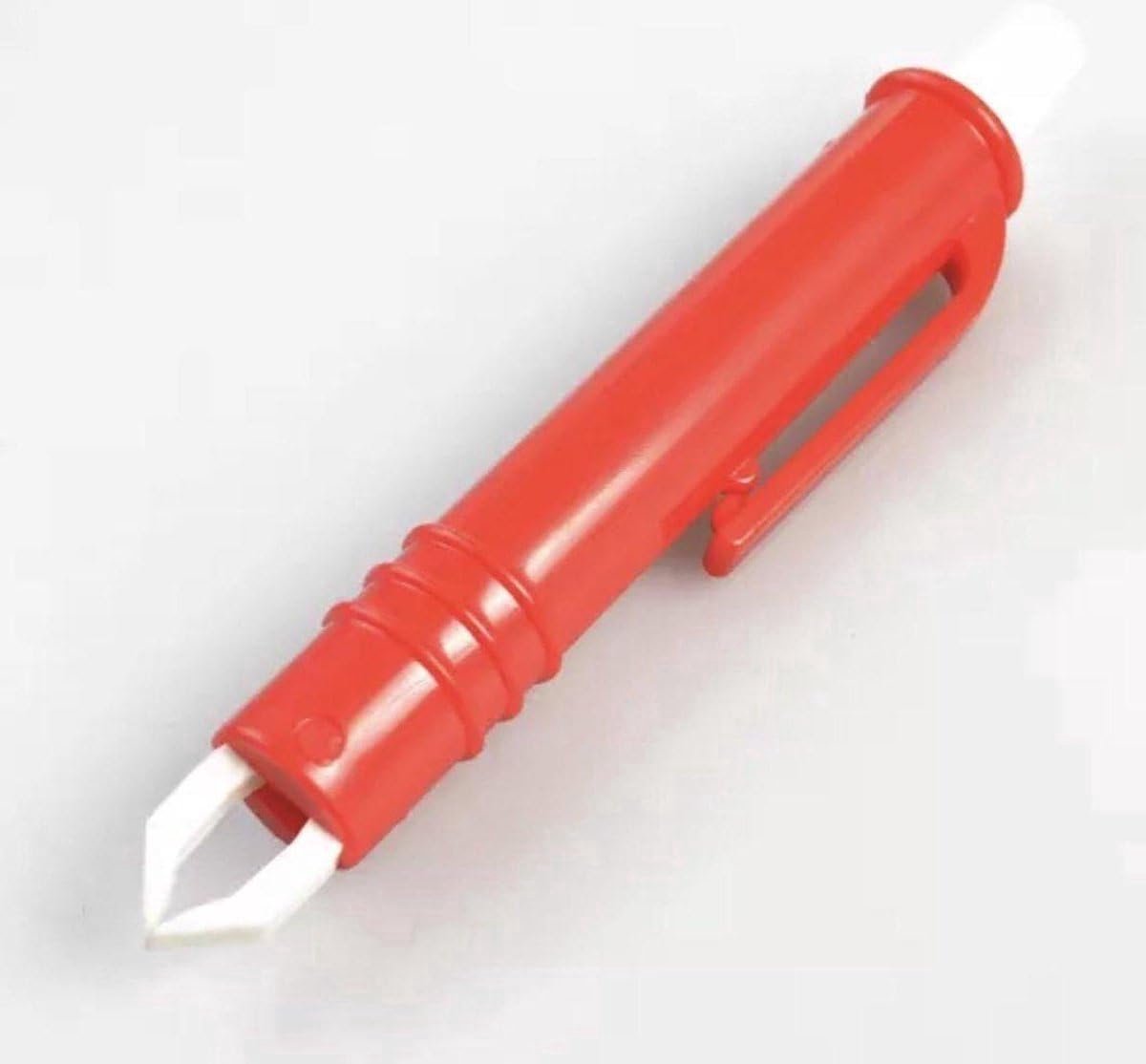 SnelShoppen - Tekentang - Tekenpen om Teken Veilig te Verwijderen - Rood - Teken Grijper voor Kinderen en Huisdieren - Ideaal voor Camping en Buitenac