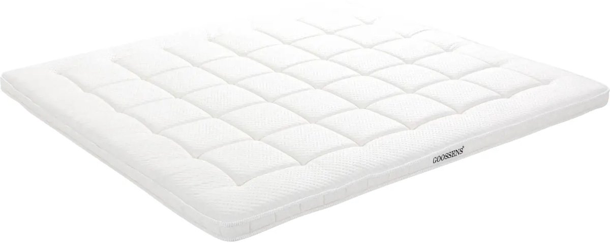Goossens Topmatras Cool Gelfoam - 180 x 210 cm Wit