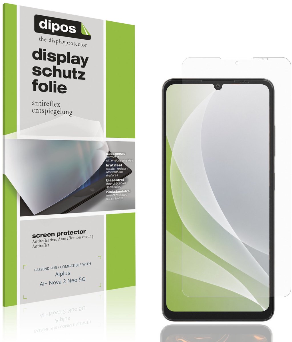 dipos – 4x Matte Beschermfolie geschikt voor Aiplus AI+ Nova 2 Neo 5G | Krasbestendige & antireflecterende Screenprotector Ultra-Thin