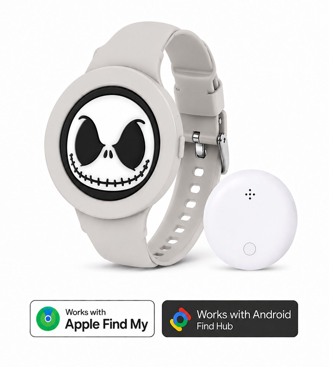 Kinderhorloge - gps armband – werkt met Android Find My Hub - Kinderhorloge met gps - Bluetooth Tracker – Kinderhorloge jongen - Kinderhorloge meisje - Waterdicht – Inclusief tracker - Met geluidssignaal