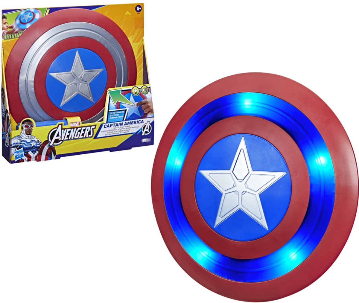 Marvel Avengers Captain America Battle-React Schild.