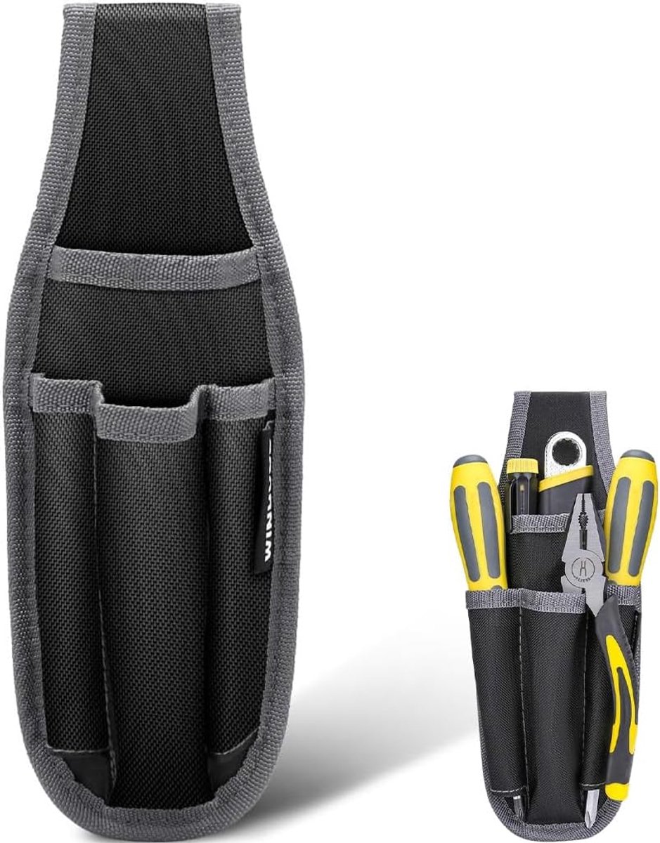 SnelShoppen - Tool Bag, Multifunctionele Gereedschapstas voor Multitools, Zakmes, Zaklamp, 600D Oxford Stof, Handige Organiser voor Elektriciens, Tech