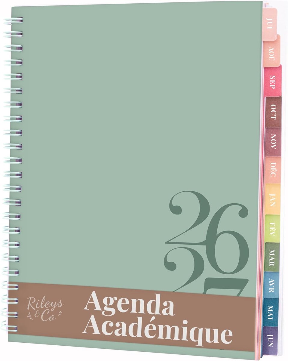 SnelShoppen - Academic Planner 2026-2027, Dagelijkse, Wekelijkse & Maandelijkse Planner, Juli 2026 - Juni 2027, Notitiepagina's voor Studenten, Dubbel