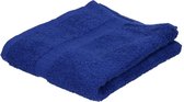 Luxe handdoek blauw 50 x 90 cm 550 grams