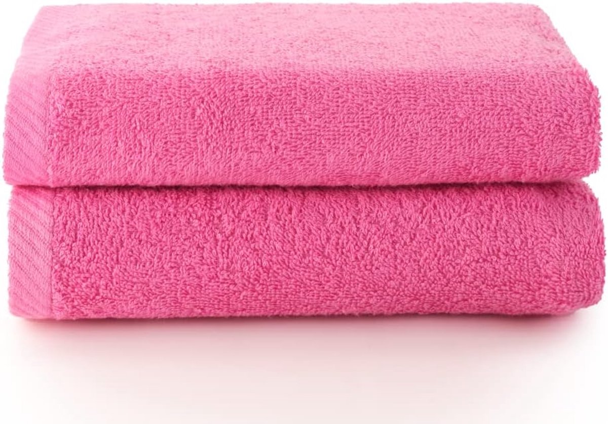 SnelShoppen - Set van 2 Zachte en Absorberende Handdoeken - 100% Katoen - 400 g/m² - Lintvrij - Ideaal voor Badkamer, Gastentoilet en Keuken - 50 x 10