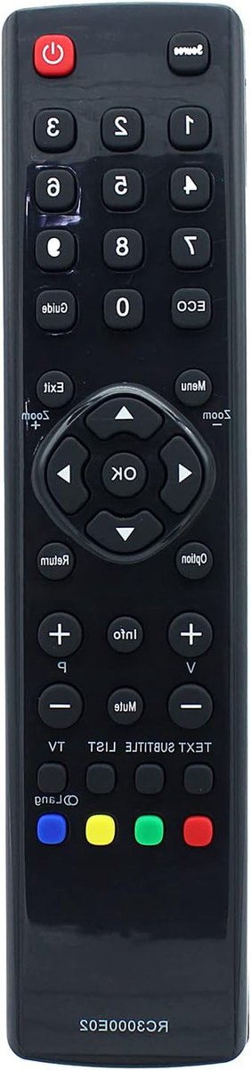 Vervangende Afstandsbediening - Universele Controller - TV Bediening - Direct Klaar Voor Gebruik - 10 Meter Bereik - Zwart