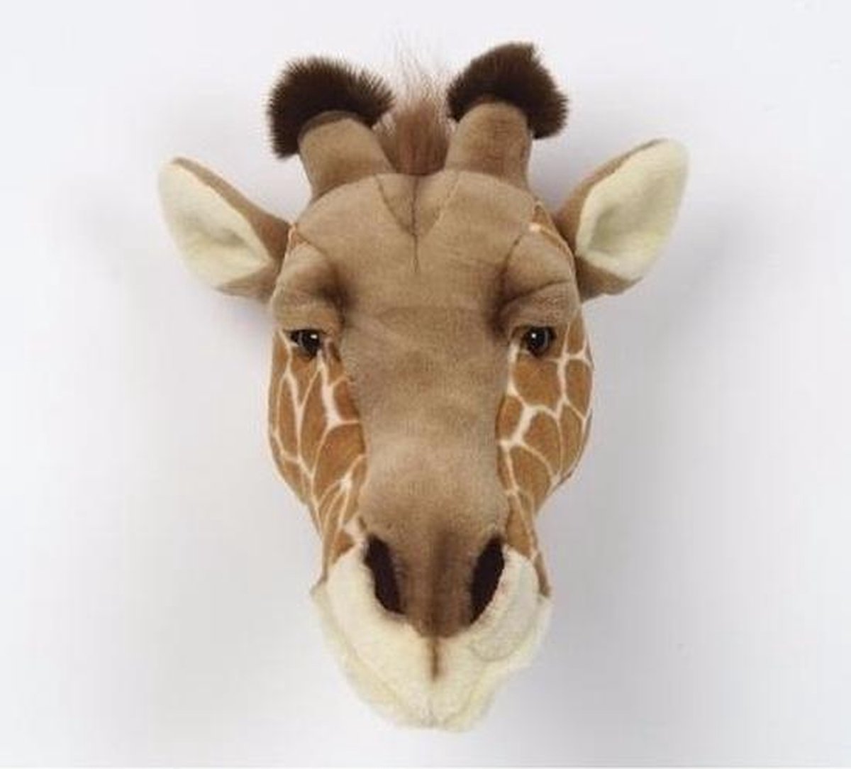 heel Stam ontslaan Pluche giraffe dierenhoofd knuffel 30 cm - Giraffenkop - Kinderkamer  muurdecoratie | bol.com