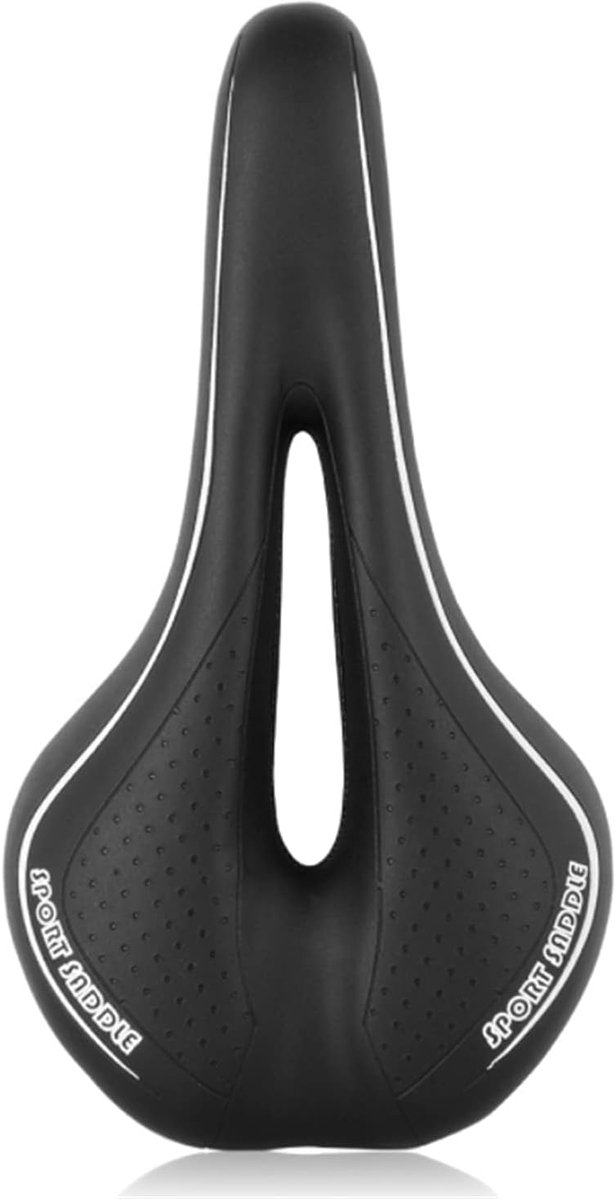 SnelShoppen - Comfortabele MTB Zadel voor Fietsen, Ergonomisch Fietsstoeltje, Shockabsorberend, Geschikt voor Mountainbike en Racefiets, Eenvoudige In