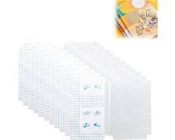SnelShoppen - Transparante Boekomslagen A4 - 10 Stuks - Waterdicht en Zelfklevend - Hoogwaardige PP Materiaal - Perfect voor Schoolboeken en Thuiswerk
