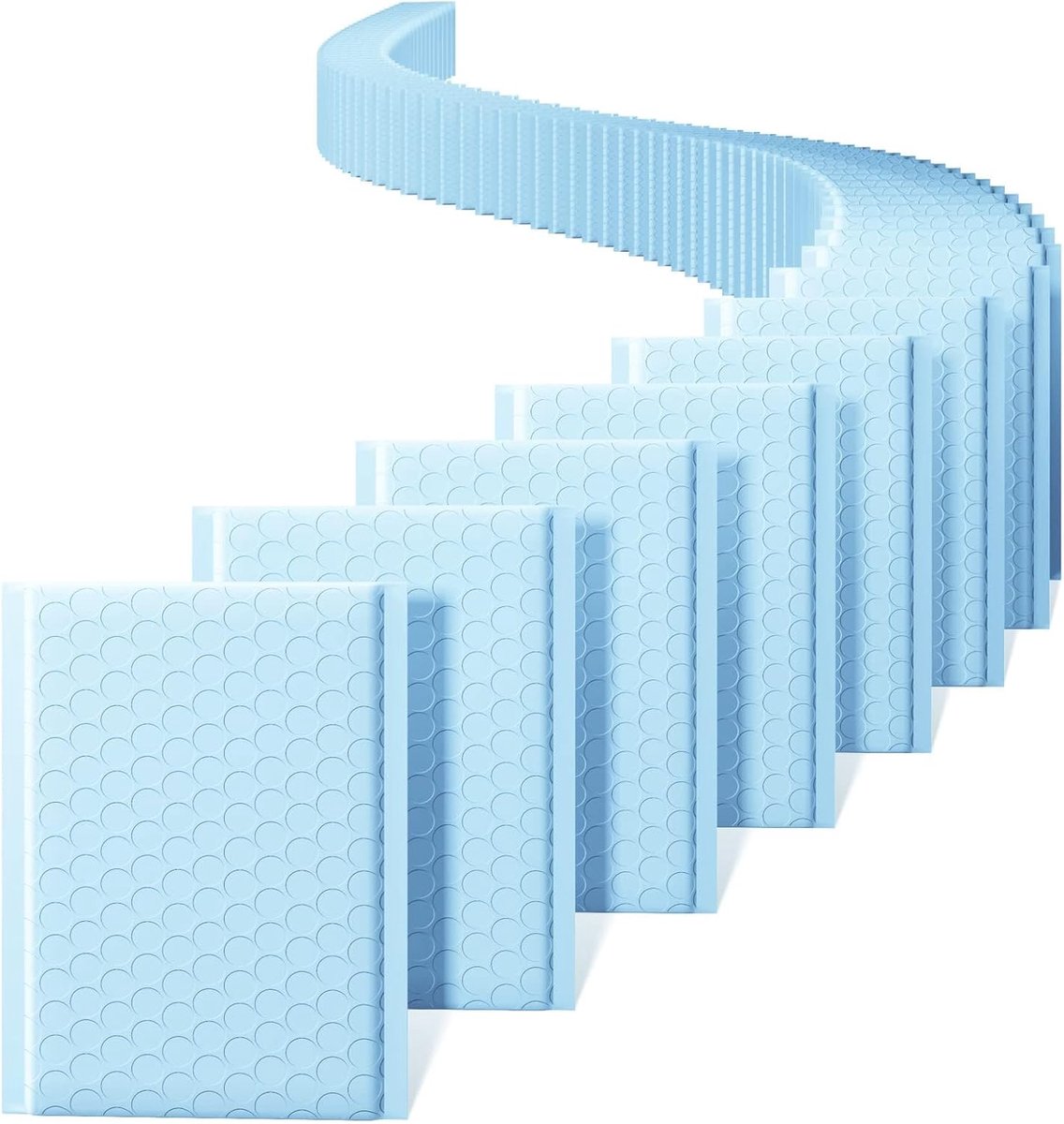SnelShoppen - 25 Stuks Luchtkussen Enveloppen 6 x 10 Inch - Dikke Padded Enveloppen Zelfklevend - Perfect voor Verzending van Sieraden, Makeup, Cadeau