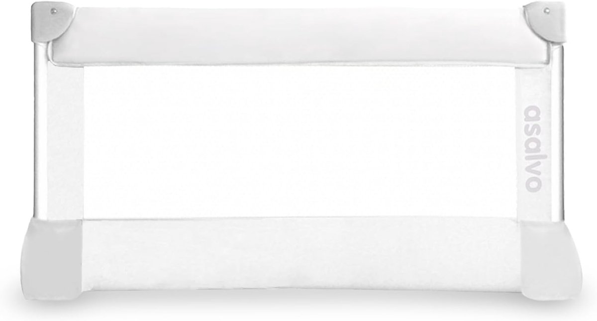 SnelShoppen - Bedhekje Kinderen 90 cm, Vouwbaar en Draagbaar, Veiligheid en Valbescherming voor Kinderbed, Wit, Eenvoudig te Monteren, Compact Design