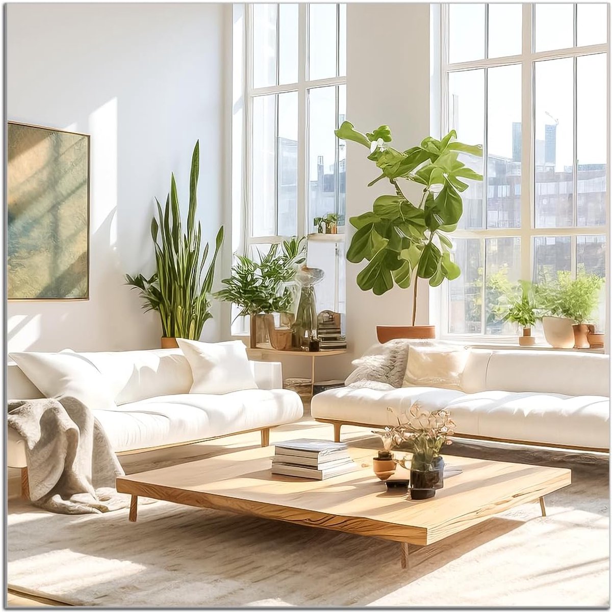 SnelShoppen - 40 x 40 cm Zelfklevende Spiegel - HD Plakspiegel voor Wanden, Geen Boren, Frameless Grote Plakspiegel voor Badkamer, Kledingkast, Gym, D