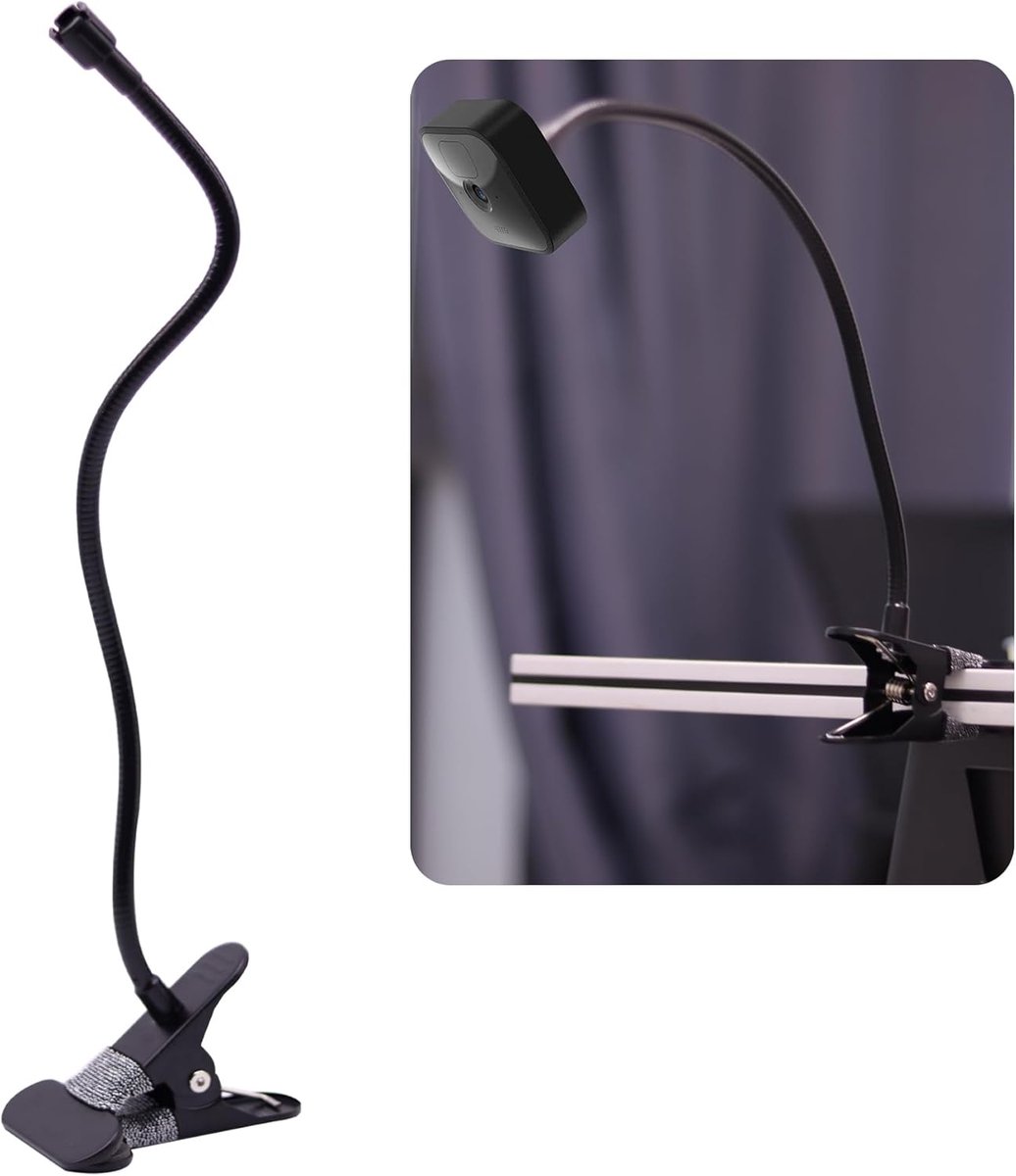 SnelShoppen - Flexibele Camera Houder voor Blink XT/XT2/Mini - Klem Mount, 40cm Lang, 360° Verstelbaar, Universele Camera Beugel voor Binnen- en Buite