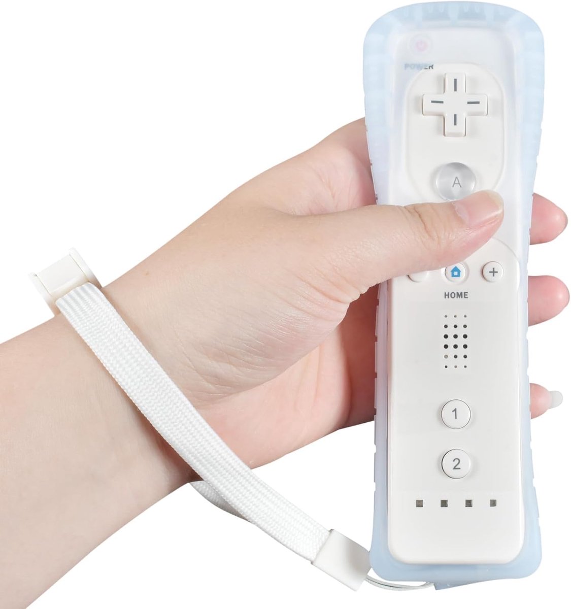 SnelShoppen - Funmo Wii Controller met Motion Plus - Remote Plus Afstandsbediening - Vervangende Gamepad Controller voor Wii-console - Inclusief Silic