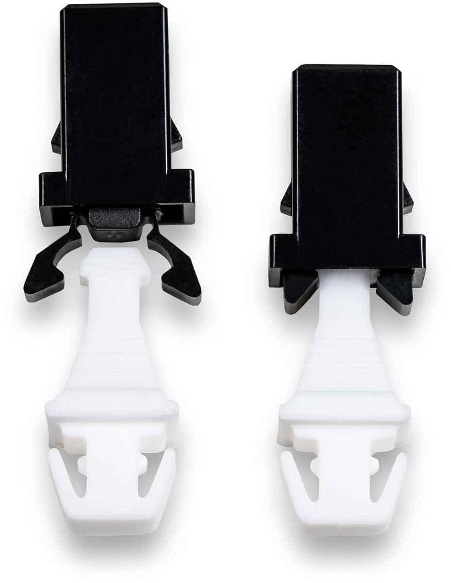 SnelShoppen - Vervangset Striker Bin Catch voor Touch Bin Deksel - 2 Pairs - Makkelijk te Installeren - Bespaar Geld - Inclusief Clips & Pins - Perfec