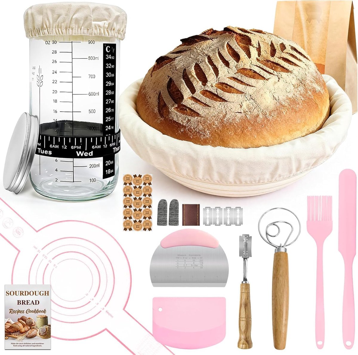 SnelShoppen - Gaarmand voor Brood - Banneton voor Sourdough en Handgemaakt Brood - Natuurlijke Wilgentenen - Duurzaam Bakaccessoire voor Beginners en