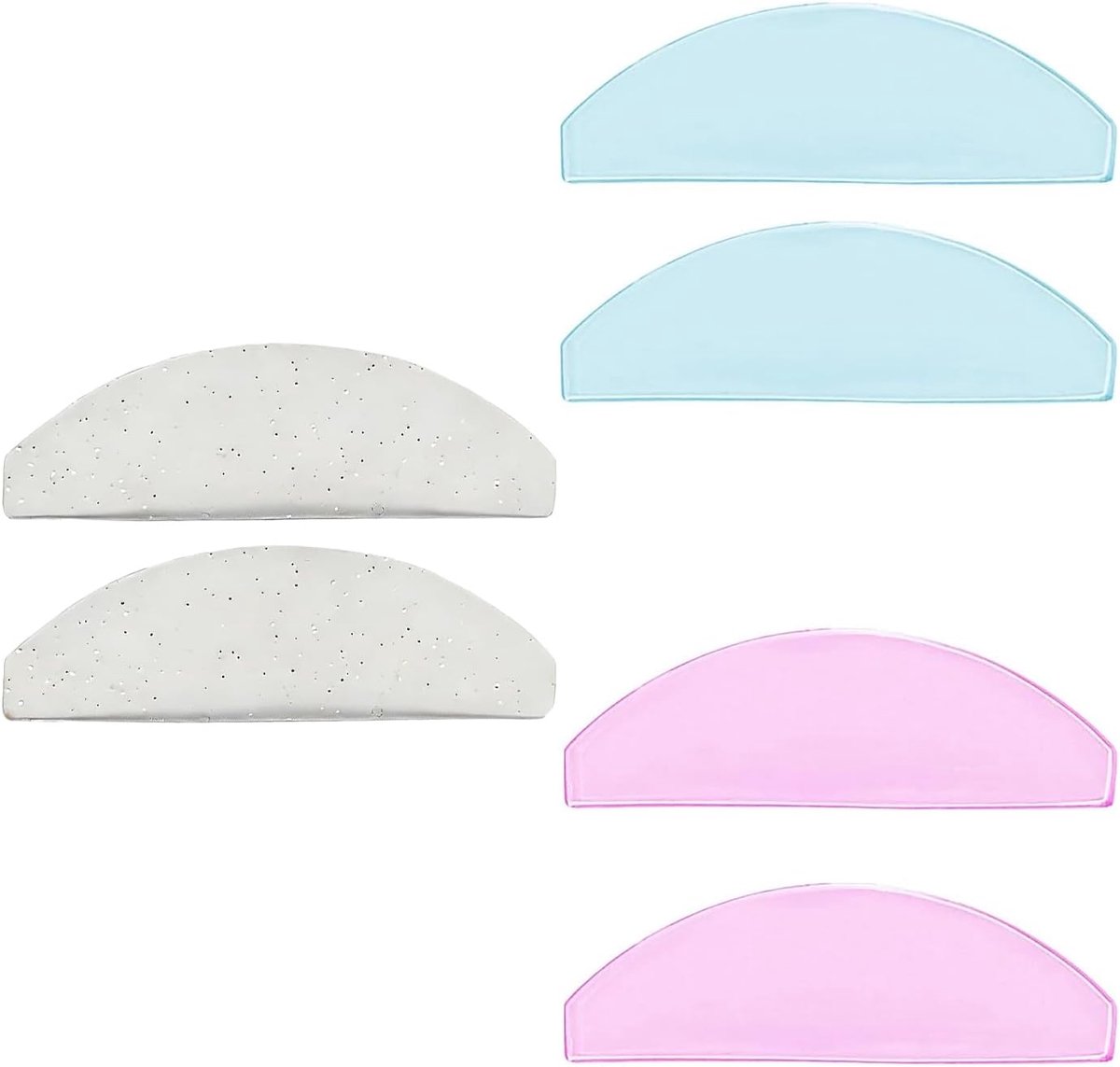 SnelShoppen - 3 Paar Koreaanse Wimperlift Kit, Herbruikbare Pads voor Wimperverzorging, Wimperlifting, Ultra-Fit Materialen, Kleur: Roze, Paars, Spran