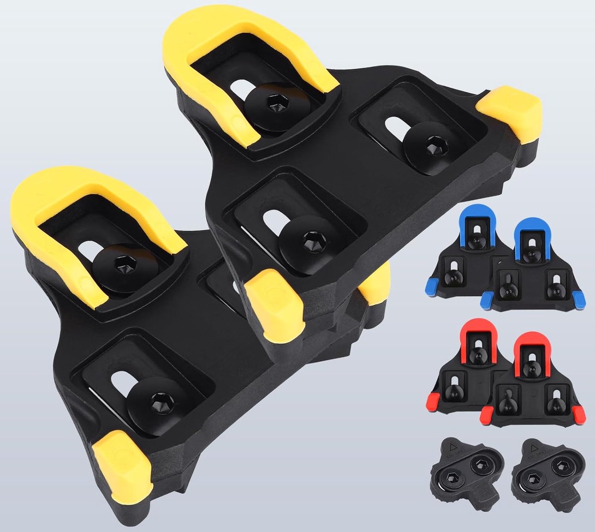 SnelShoppen - Bike Cleats voor Shimano SPD-SL Pedalen, Compatibel met SM-SH10 SH11 SH12, Ideaal voor Indoor en Outdoor Fietsen, Hoge Kwaliteit, Duurza