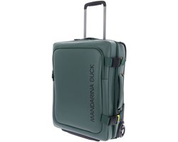 MANDARINA DUCK reistas trolley Eco Coated Wheeled Duffle Deep Green donkergroen 55cm