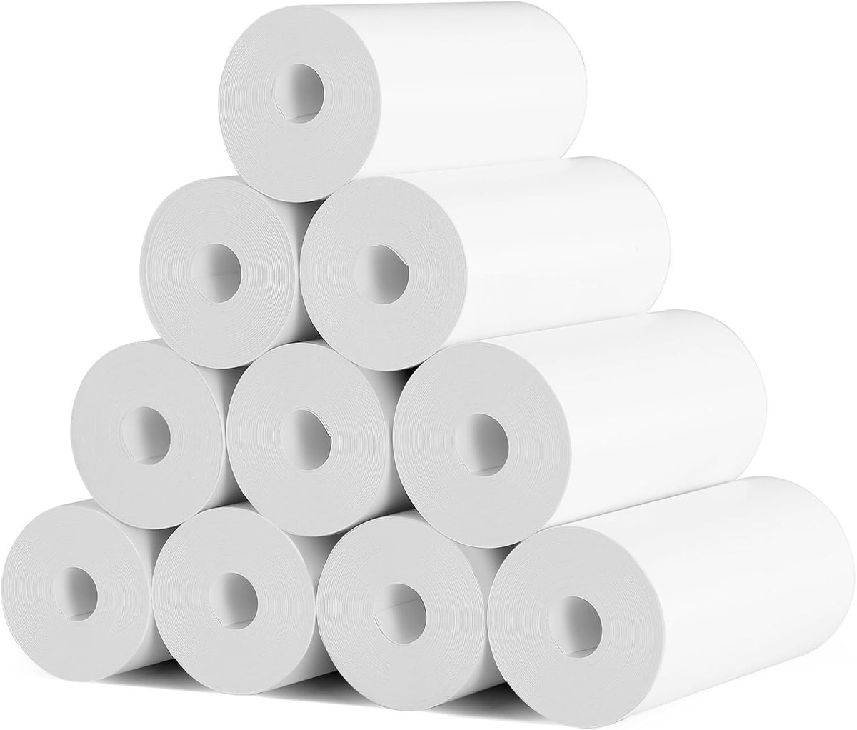 SnelShoppen - Thermisch Papier voor Kinderen - 10 Rollen Wit Printpapier zonder Inkt voor Instant Printcamera's, Makkelijk te Vervangen, Geschikt voor