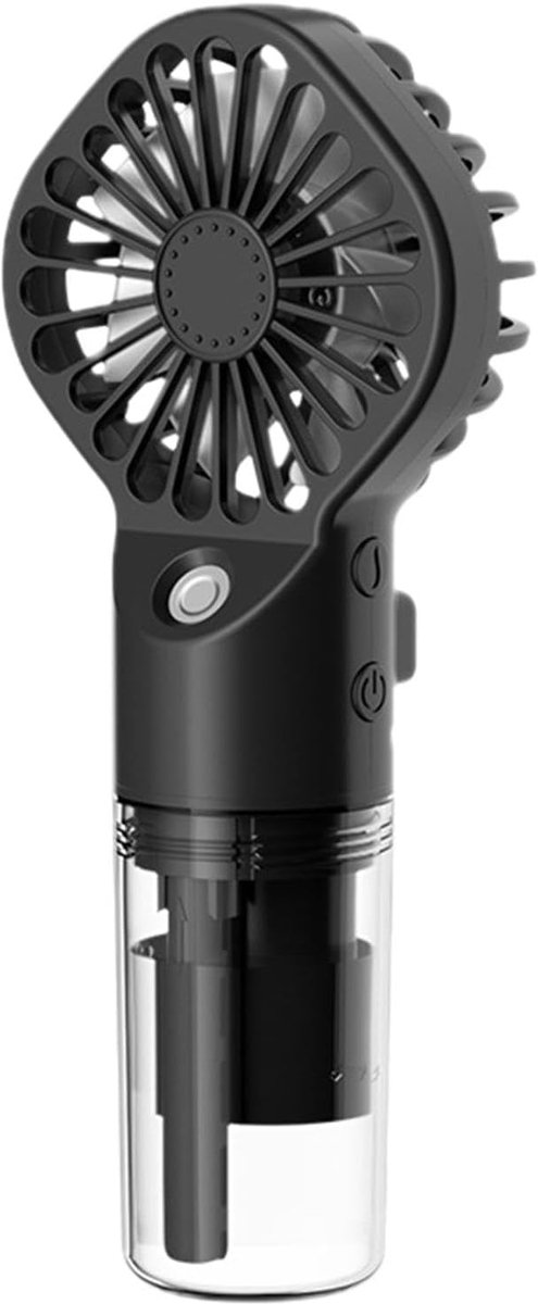 SnelShoppen - Draagbare Vernevelingsventilator Water Mister Fan | Oplaadbare Mini Ventilator met 4 Snelheden, Ideaal voor Camping, Buitenactiviteiten