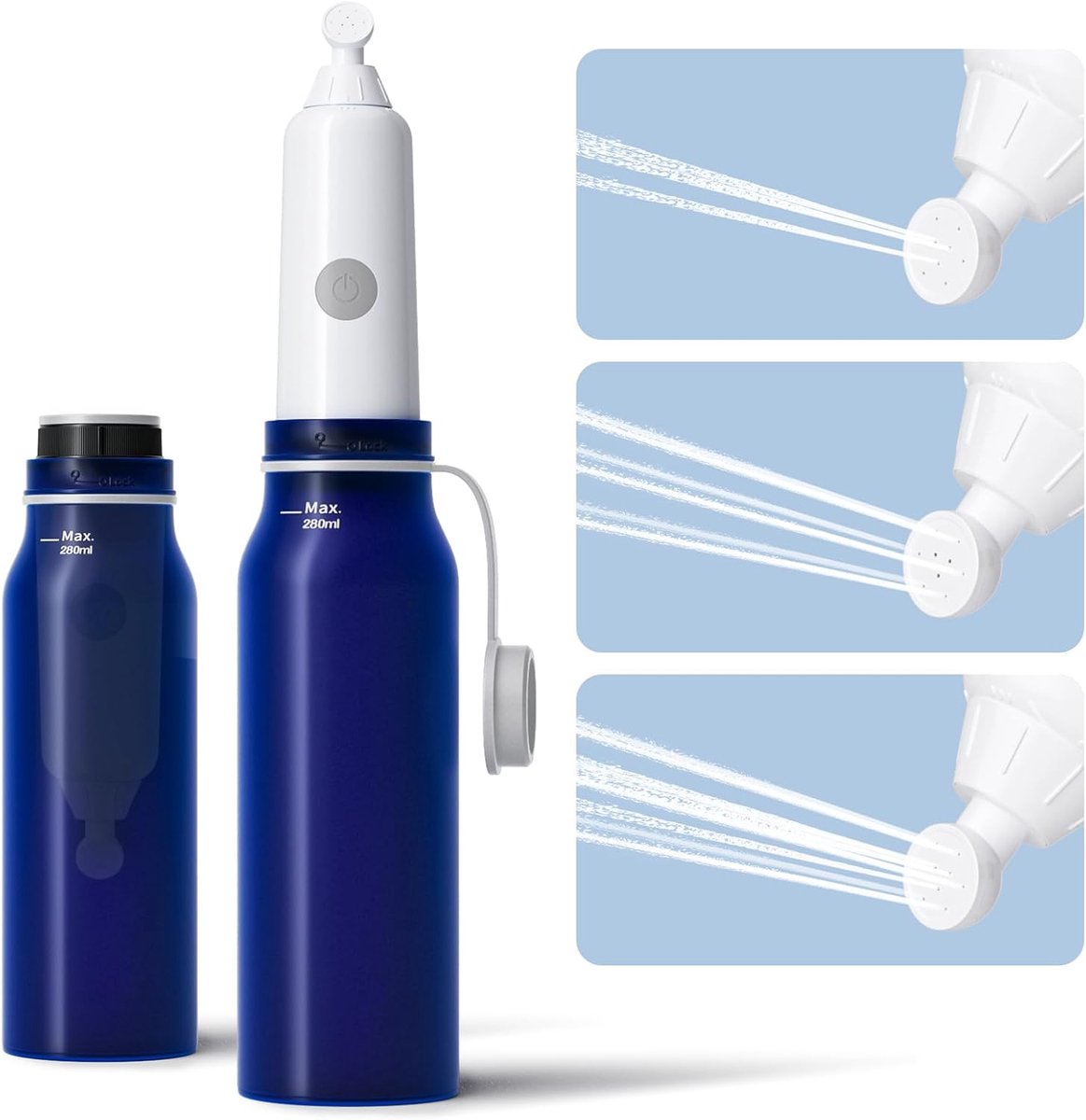 Thijox - Draagbare bidet met 3 sproeimodi, elektrische po douche, IPX7 waterbescherming, drukregeling, voor zachte lichaamsverzorging, ideaal voor gev