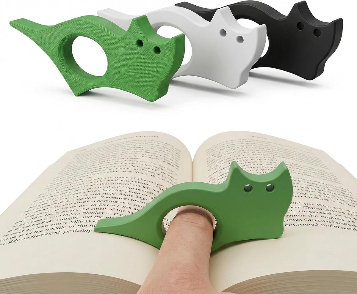 Thijox - 3 Stuks Boekzijdehouders met Kattenmotief - Leesaccessoires voor Boekenliefhebbers - Perfect Cadeau voor Studenten, Jongens en Meisjes - Idea