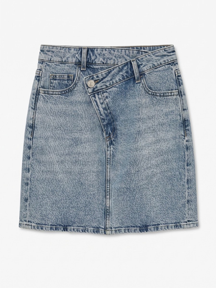 Vero Moda Denim rok VMTESS Mid rise Korte rok