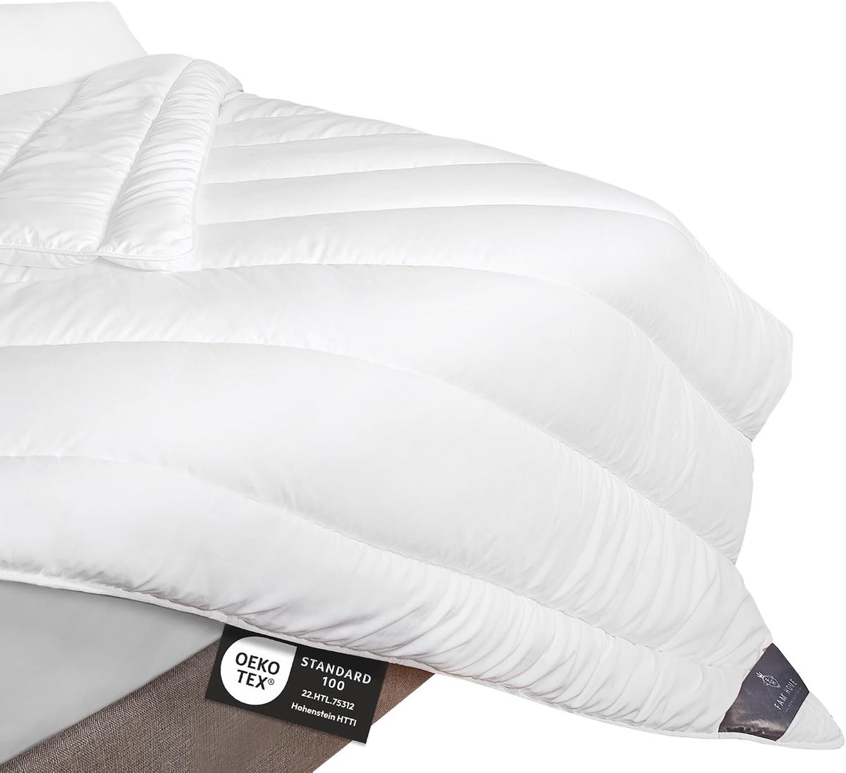 SnelShoppen - Microfibre Duvet 200x220cm - Wasbaar Witte Hypoallergene Dekbed - Ademend Materiaal - Ideaal voor Allergieën - Minimale Onderhoud