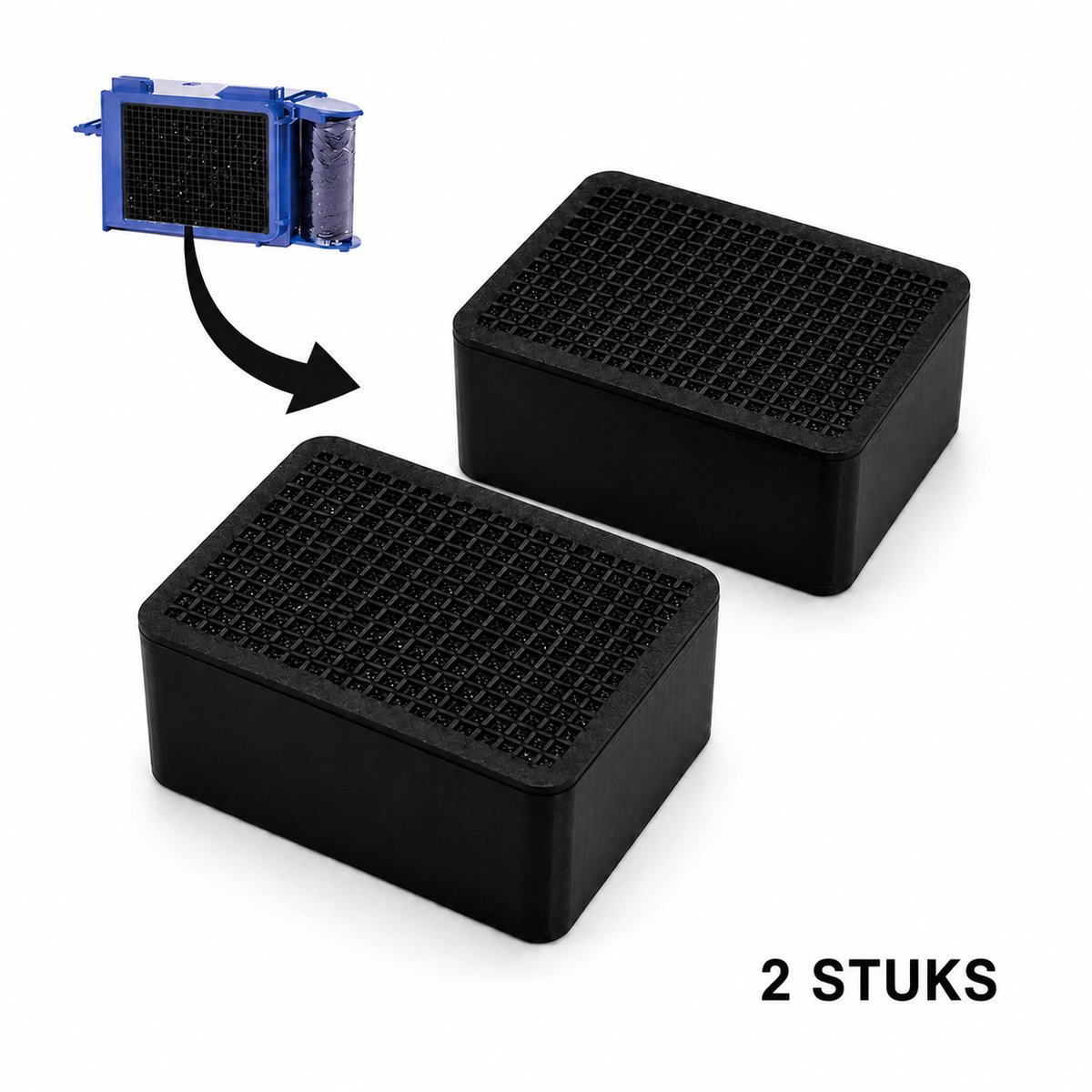 Huubsolutions Actief Koolstoffilter geschikt voor Geberit DuoFresh - 2 Stuks - Geschikt vo