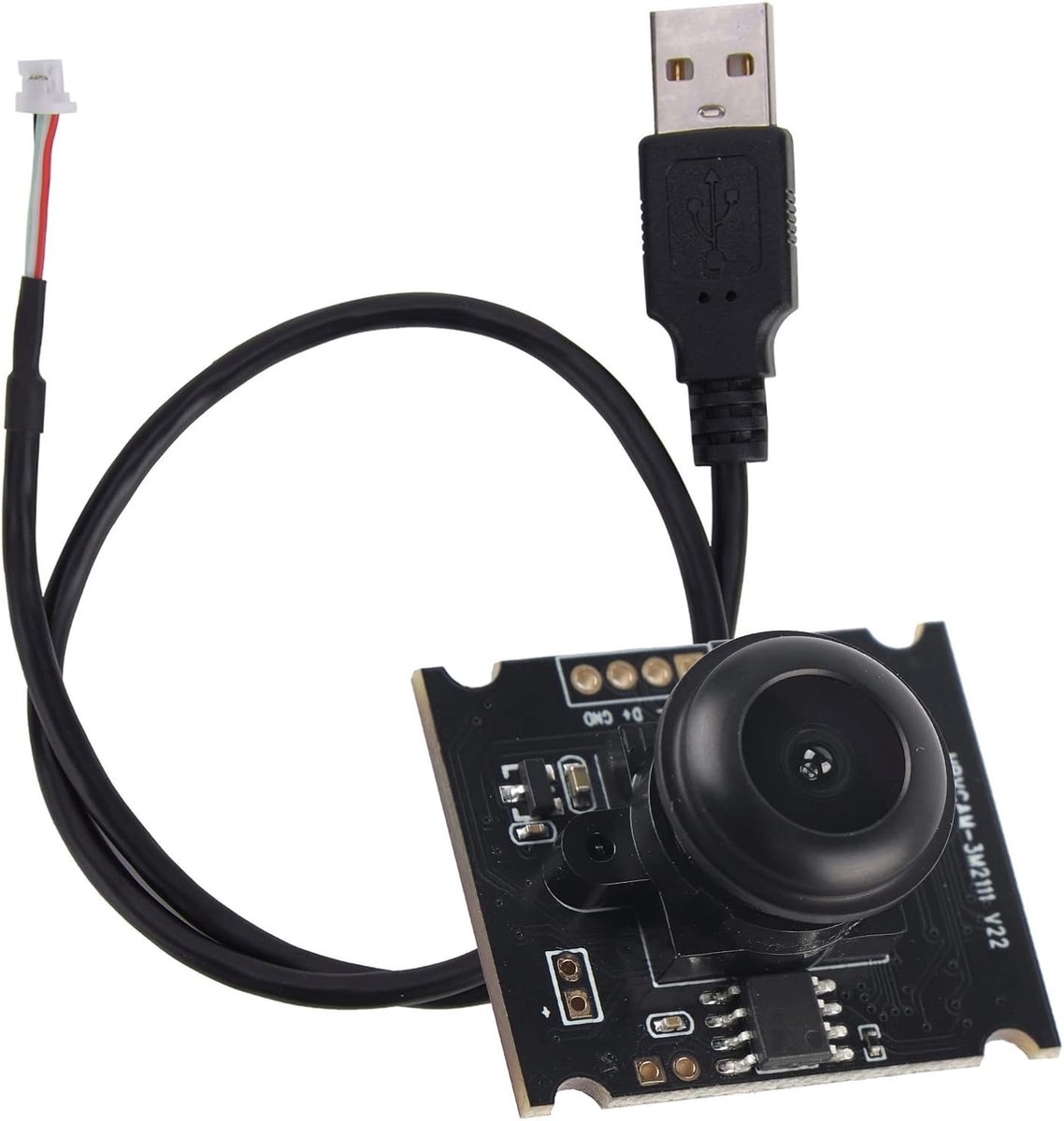 SnelShoppen - Camera Module USB Webcam - 110° Wide Angle Mini UVC Webcam Board - 2048 x 1536 Hoge Resolutie - Perfect voor Computer, Mobiele Telefoon,