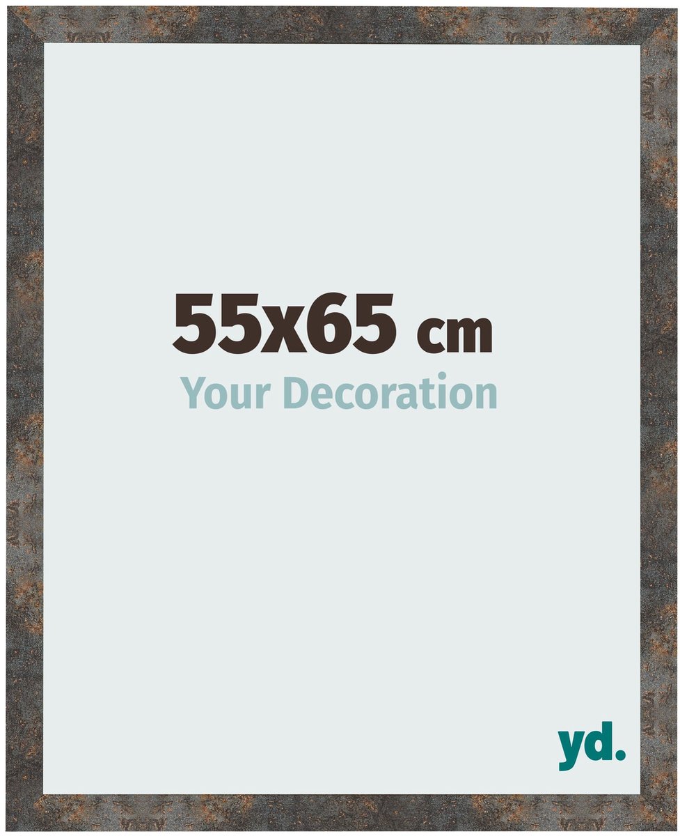 Your Decoration - Fotolijst 55x65 cm - MDF - Geoxideerd Metaal - Bologna