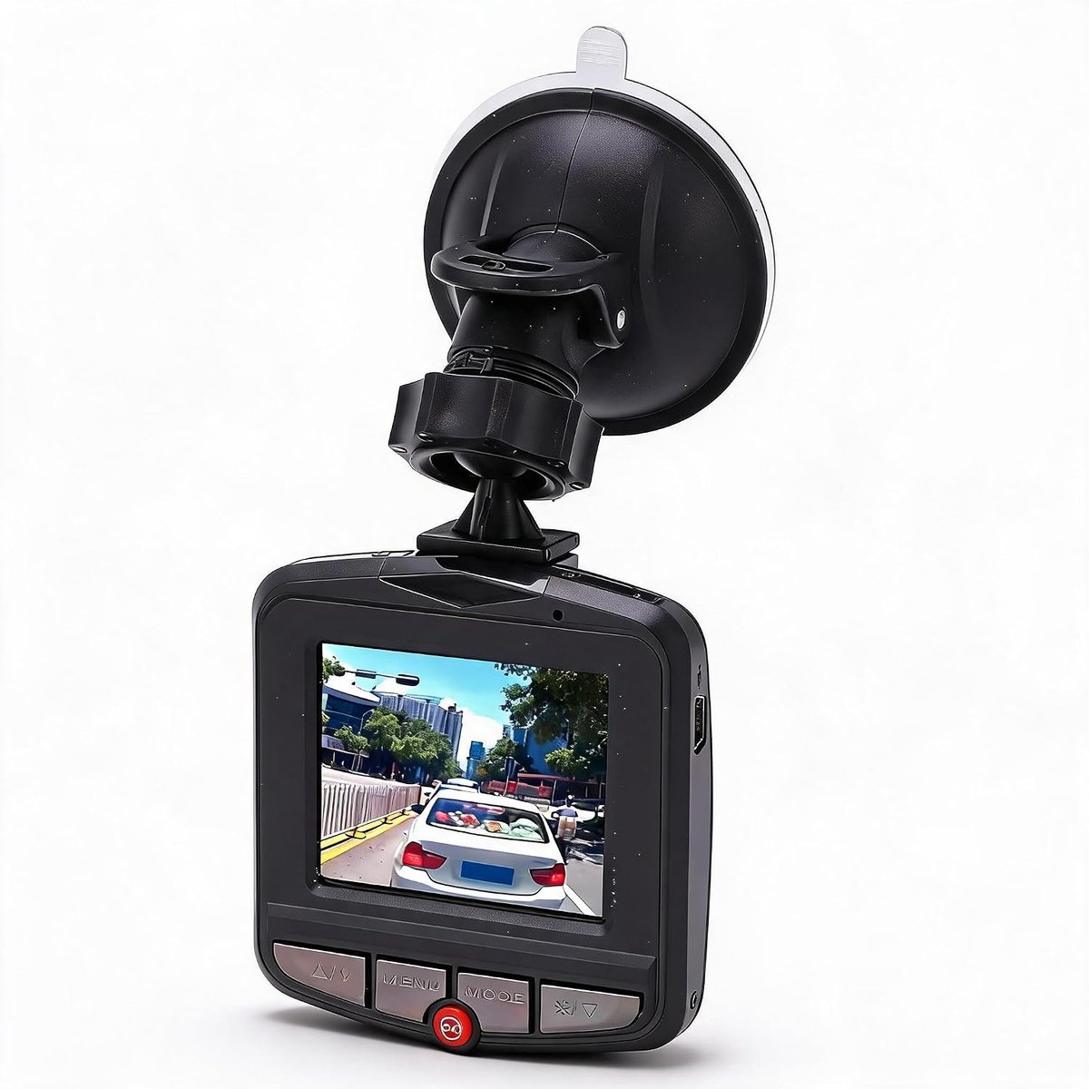 SnelShoppen - 1920 X 1080 HD Dash Cam - Voor- en Achteruitrijcamera - 170° Hoek - Nachtzicht - Auto Recorder - Bewegingsdetectie - Voor Auto's