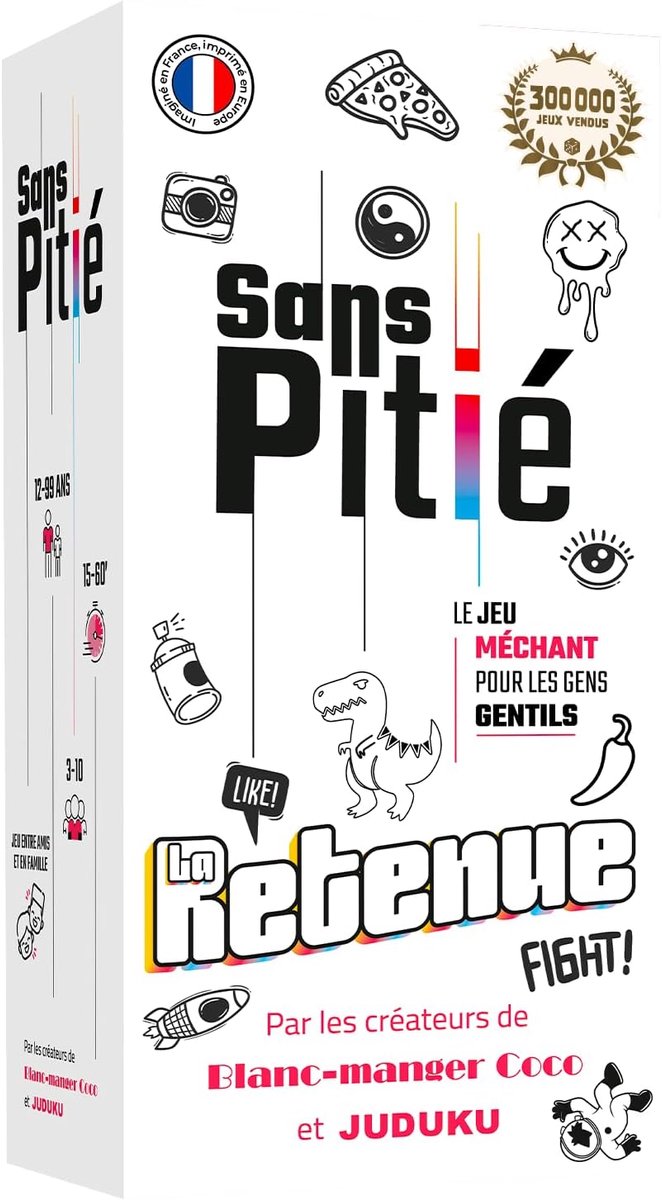 SnelShoppen - La Retenue Party Games - Gezellig Kaartspel voor Volwassenen en Kinderen - Leuk Cadeau voor Feestjes, Familie en Spelletjesavonden - Nie