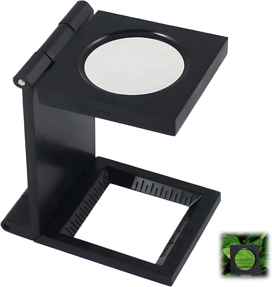 SnelShoppen - Wire Counter met 10x Mini Magnifier, Vouwbare Tafelvergrootglas, Staande Magnifier voor Naaien, Solderen, Hobby en Thuiswerk
