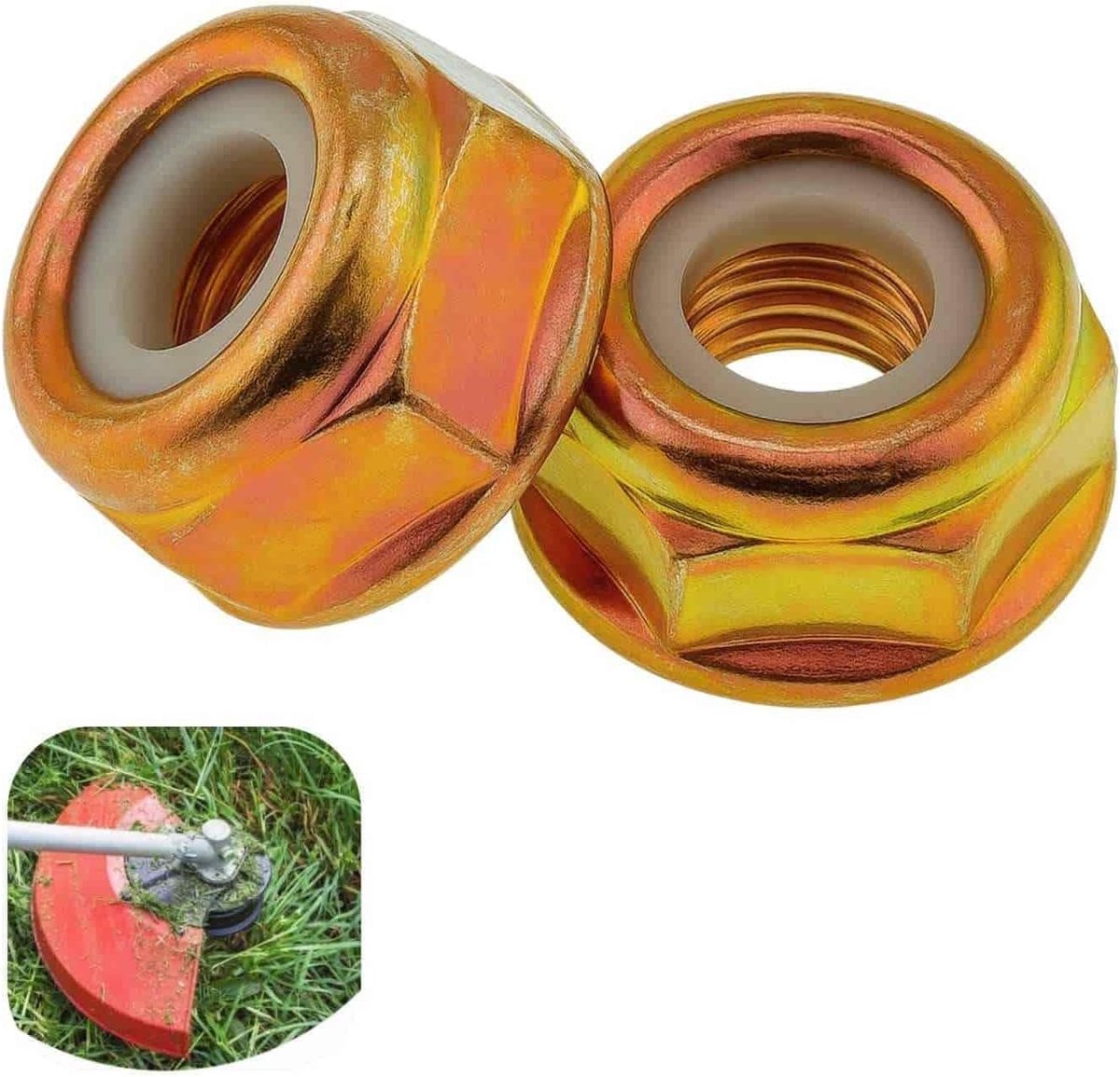 SnelShoppen - Universele M10 x 1.25 Bladmoer, Links Draaiend, Vervangingsonderdeel voor Bosmaaier, Duurzaam en Corrosiebestendig, Tuinaccessoires