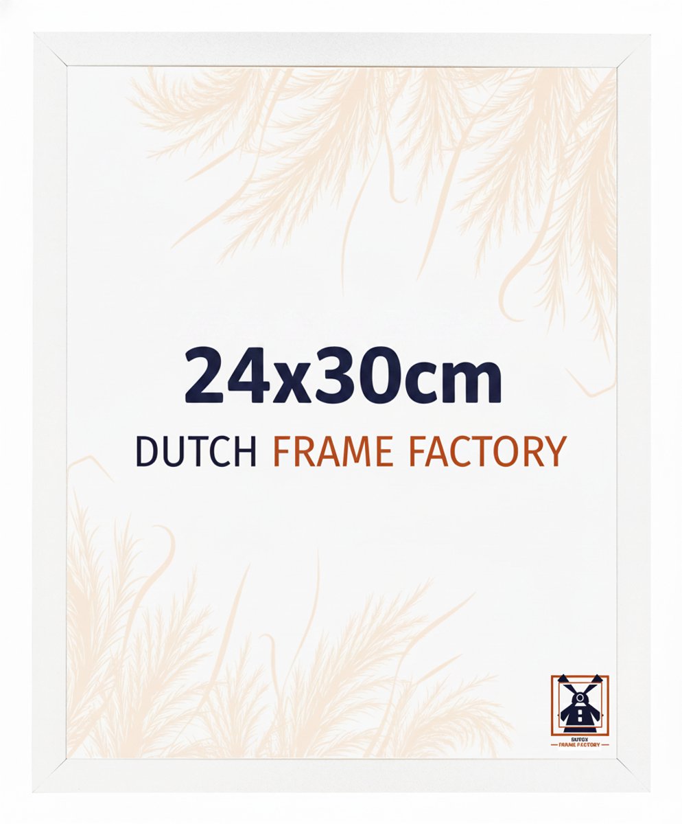 Dutch Frame Factory Fotolijst 24x30 cm - MDF - Wit Hoogglans - Benno