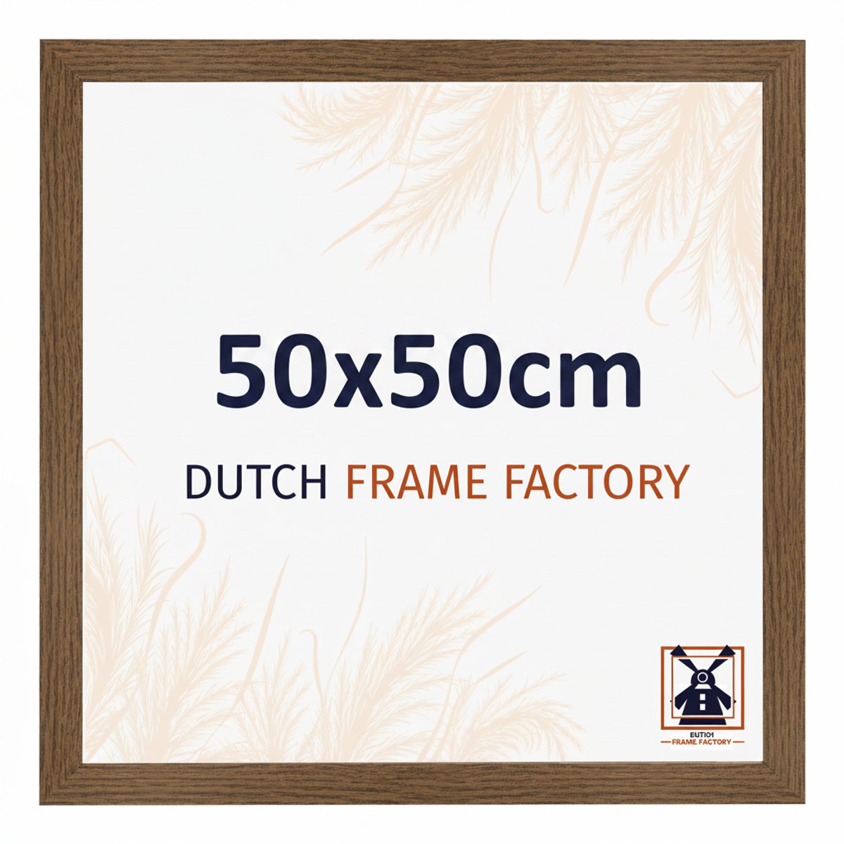 Fotolijst 50x50 cm - MDF - Eiken Rustiek - Benno